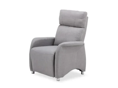 KONDELA Forest relaxačné kreslo sivá