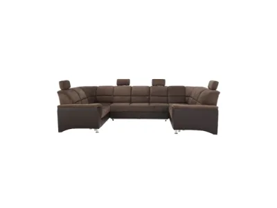 Detail produktu KONDELA Santiago L/P rohová sedačka u s rozkladom hnedá