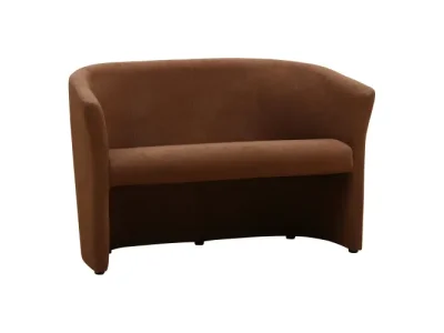 KONDELA Cuba konferenčné dvojkreslo hnedá