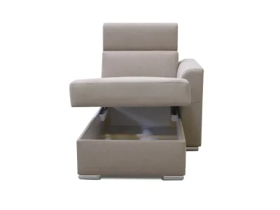 Detail produktu KONDELA Marieta OTT 1B ZP P otoman s úložným priestorom béžová