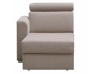 KONDELA Marieta OTT 1B ZP L otoman s úložným priestorom béžová