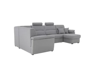 Detail produktu KONDELA Born U P rohová sedačka u sivá