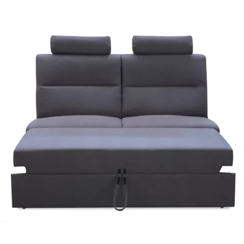 KONDELA Born 3 BB ZF ZZ dvojsedačka sivá