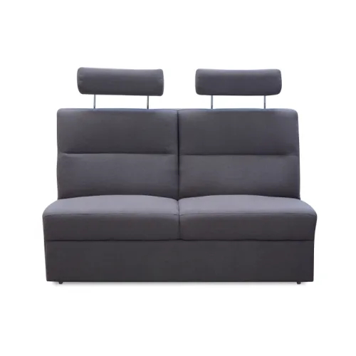 KONDELA Born 3 BB ZZ dvojsedačka sivá