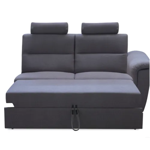 KONDELA Born 3 1B ZF ZZ P dvojsedačka sivá