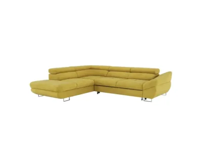 Detail produktu KONDELA Fabia L rohová sedačka horčicová