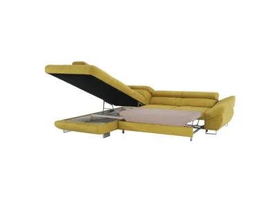 Detail produktu KONDELA Fabia L rohová sedačka horčicová