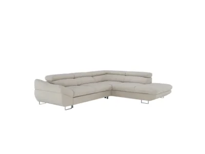 Detail produktu KONDELA Fabia P rohová sedačka sivobéžová