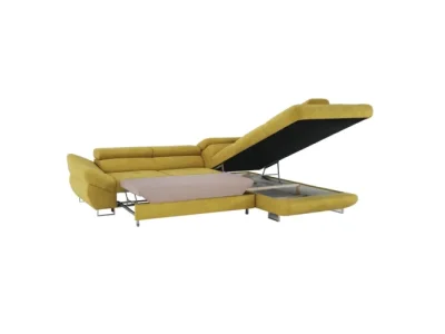 Detail produktu KONDELA Fabia P rohová sedačka horčicová