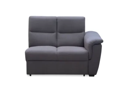 KONDELA Born 2 1B P dvojsedačka sivá