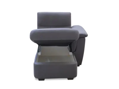 KONDELA Born OTT 1B ZP P otoman sivá