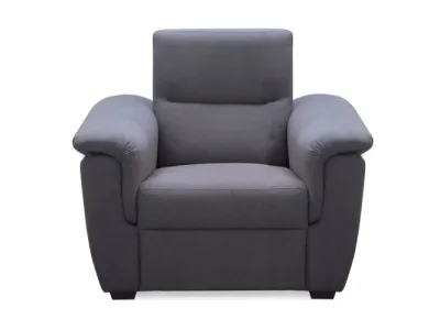 KONDELA Born kreslo sivá