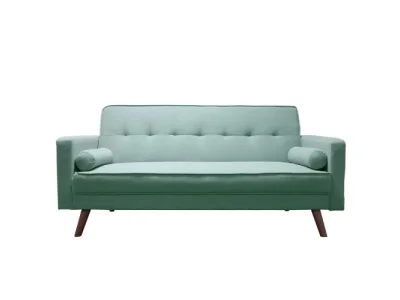 KONDELA Otisa rozkladacia pohovka mentolová