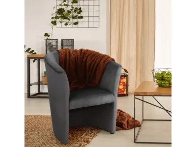 Detail produktu KONDELA Cuba konferenčné kreslo sivá