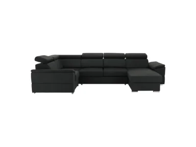 Detail produktu KONDELA Segoria Roh U L rohová sedačka u s rozkladom tmavosivá