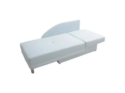 Detail produktu KONDELA Laurel P rozkladacia pohovka s úložným priestorom svetlomodrá