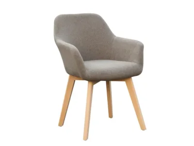 KONDELA Clorin New kreslo hnedá / buk