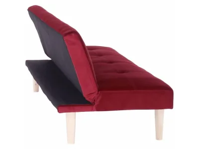 Detail produktu KONDELA Alida rozkladacia pohovka bordová / dub