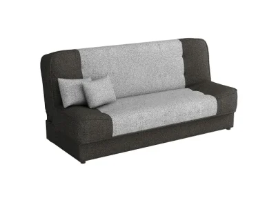 KONDELA Asia New rozkladacia pohovka s úložným priestorom hnedá / svetlohnedá