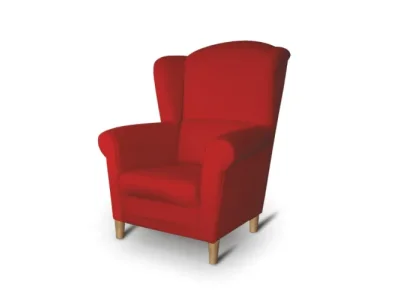 KONDELA Charlot kreslo (ušiak) červená