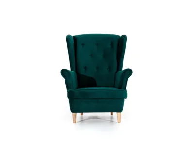 Detail produktu NABBI Aveiro 1F kreslo (ušiak) tmavozelená