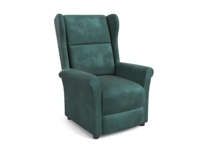 HALMAR Agustin 2 relaxačné kreslo (ušiak) tmavozelená