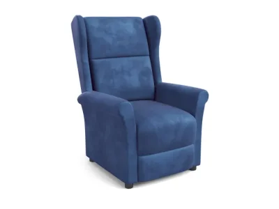 HALMAR Agustin 2 relaxačné kreslo (ušiak) granátová