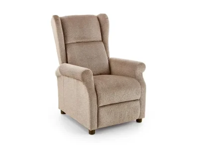 HALMAR Agustin relaxačné kreslo (ušiak) béžová