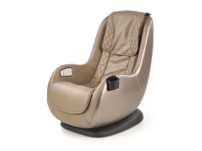 HALMAR Dopio masážne kreslo hnedá / béžová