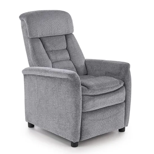 HALMAR Jordan relaxačné kreslo sivá
