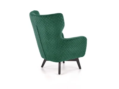 Detail produktu HALMAR Marvel kreslo (ušiak) tmavozelená