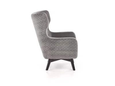 Detail produktu HALMAR Marvel kreslo (ušiak) sivá