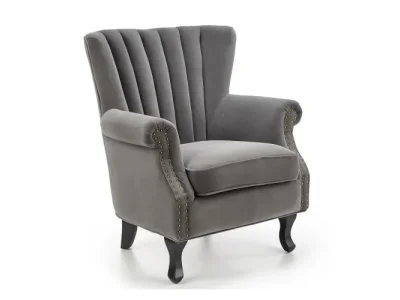 HALMAR Titan kreslo sivá