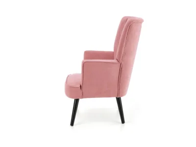 Detail produktu HALMAR Delgado kreslo ružová / čierna