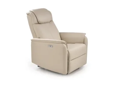 HALMAR Paradise relaxačné kreslo krémová