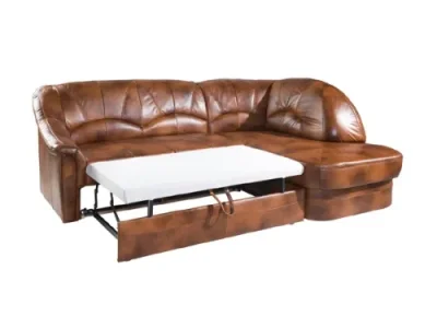 Detail produktu PYKA Yardek P kožená rohová sedačka s rozkladom svetlohnedá (DTS50)