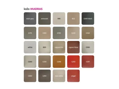 Detail produktu PYKA Magnat 3R+2RR+1R kožená sedacia súprava tmavosivá (S18)