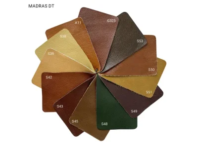 Detail produktu PYKA Roma P kožená rohová sedačka drevo D3 / hnedá (S42)