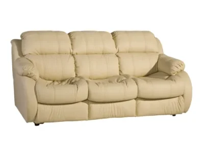 PYKA Reglainer kožená trojsedačka krémová (G100)