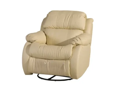 Detail produktu PYKA Reglainer kožené relaxačné kreslo krémová (G100)