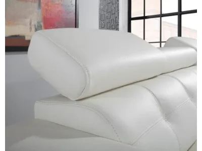 Detail produktu PYKA Etna II P kožená rohová sedačka biela (White snow)