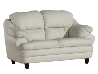 PYKA Sara kožená dvojsedačka smotanová (G105)