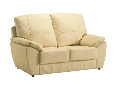 PYKA Dallas kožená dvojsedačka krémová (G100)