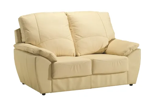 PYKA Dallas kožená dvojsedačka krémová (G100)