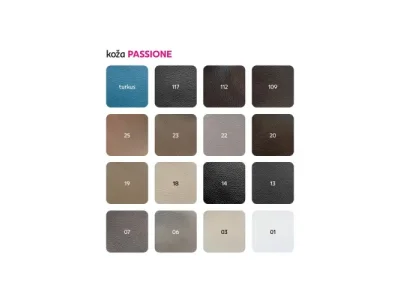 Detail produktu PYKA Parys kožená dvojsedačka drevo D3 / svetlohnedá (S45)