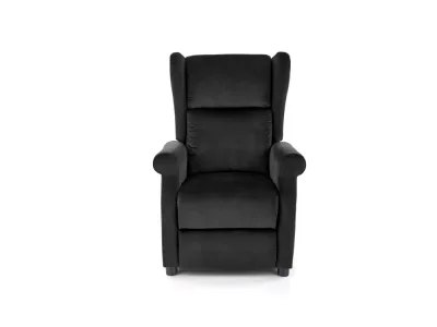 Detail produktu HALMAR Agustin 2 relaxačné kreslo (ušiak) čierna