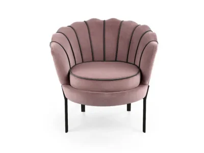 Detail produktu HALMAR Angelo kreslo ružová / čierna