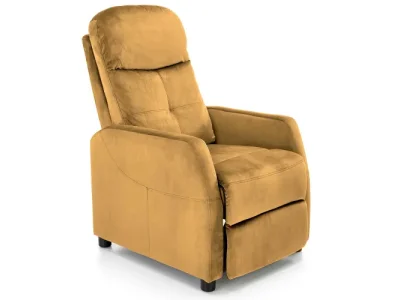 HALMAR Felipe 2 relaxačné kreslo horčicová