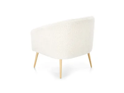 Detail produktu HALMAR Grifon 2 kreslo krémová / prírodná