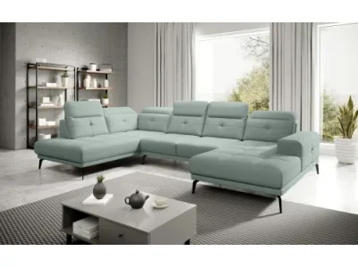 Detail produktu NABBI Barma U L rohová sedačka u mentolová